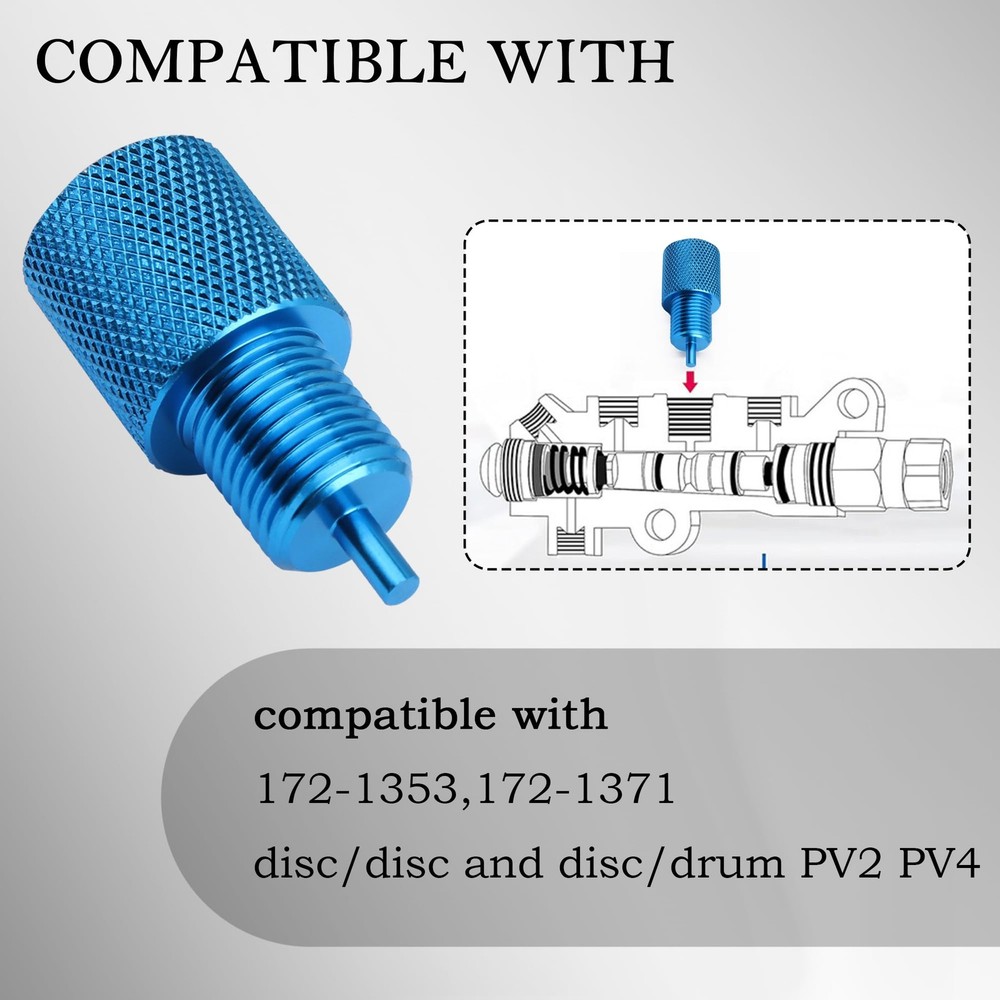 Adjustable Proportioning Valve Bleeder Tool,Aluminum Brake Blue