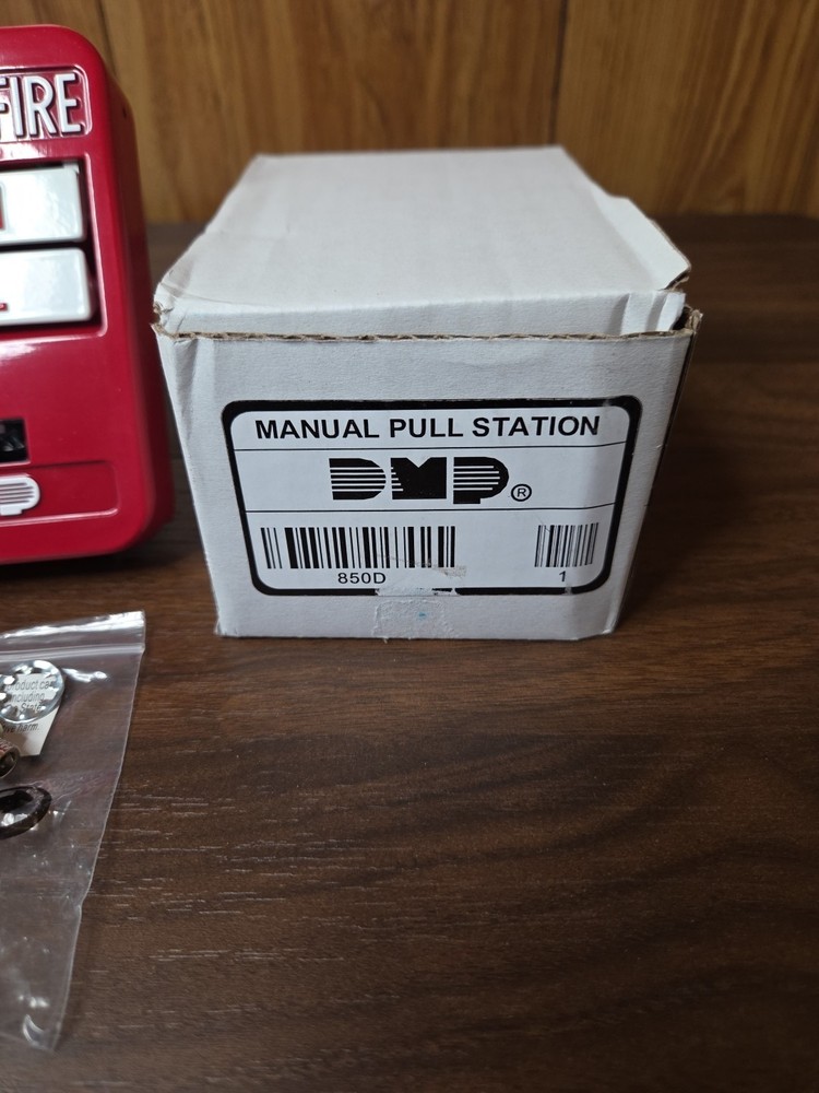 DMP 850D Manual Pull Station Metal Push Pull Red New Open Box