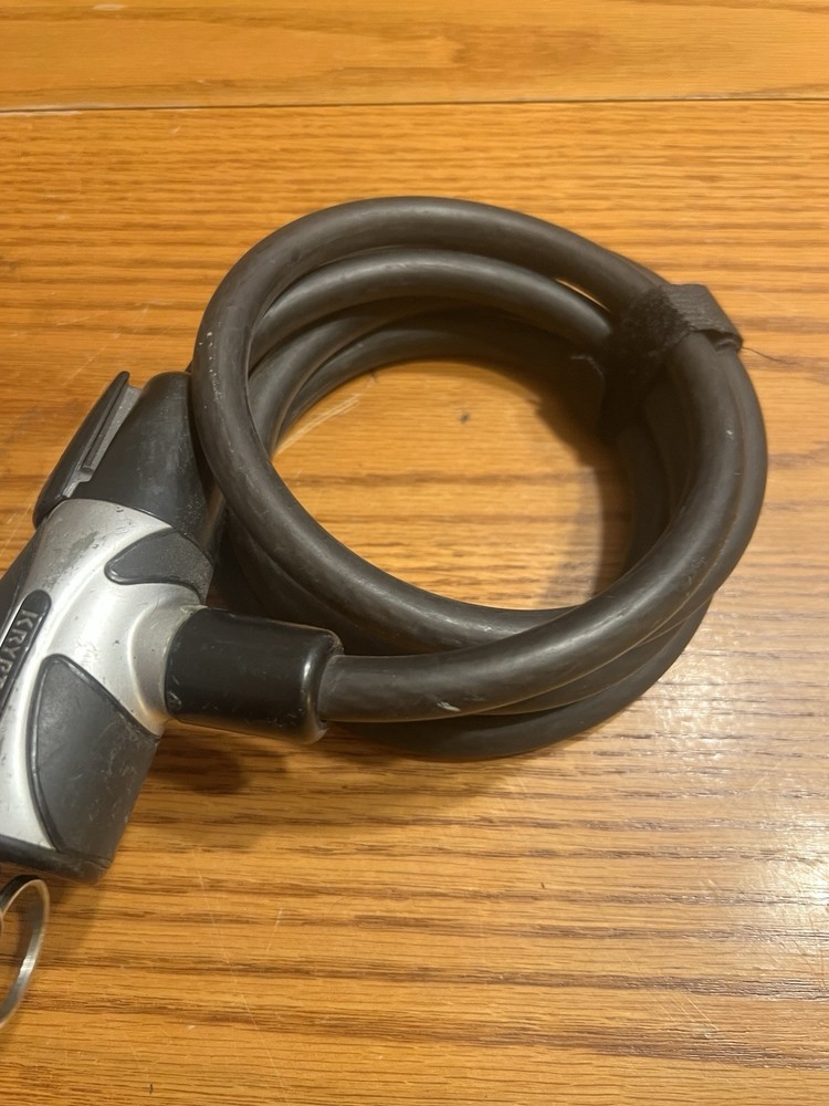 Kryptonite KryptoFlex Cable Lock - with Key, 6' x 10mm