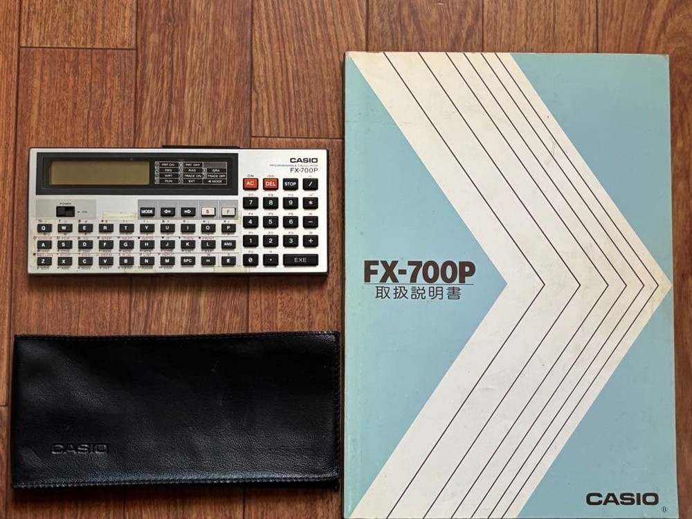 CASIO FX-700P Pocket Computer Programmable Calculator BASIC LCD NO DUTY
