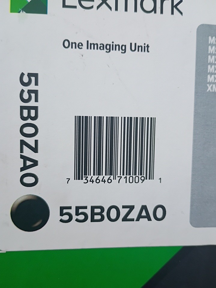 Genuine Lexmark 55B0ZA0 Return Program Imaging Unit MS331 MS431 MX431 – Open Box