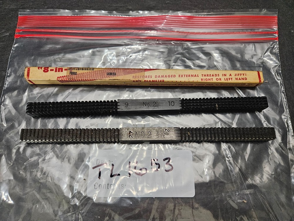 JAW MFG CO NU THREAD #2 THREAD FILES USA (TL1653)