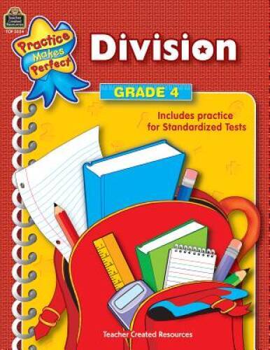 Division Grade 4 (Practice Makes Perfect (Teacher Created Materials)) - GOOD