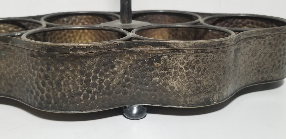 Vintage T & T Tabot and Tibbits Glassware Caddy Barware Drink Holder Carrier