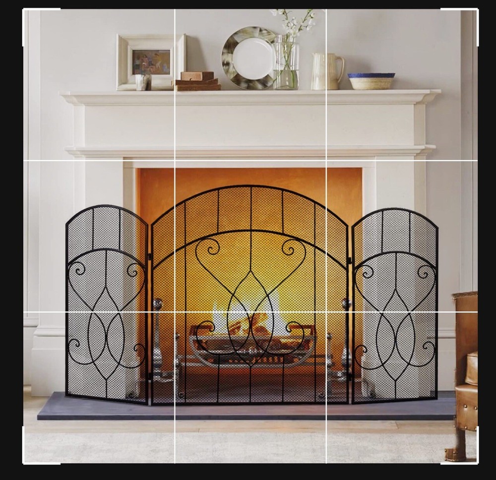 decorative fireplace screen