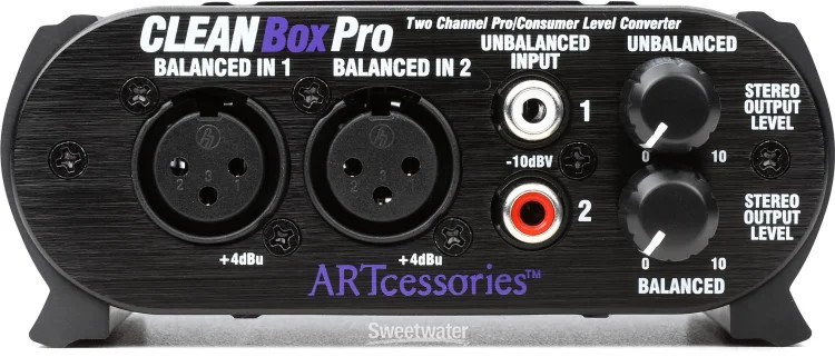 ART CLEANBoxPro 2-channel Balanced / Unbalanced Level Converter