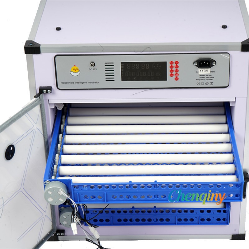 204 Egg Incubator Fully Automatic Turning Digital Brooder WiFi for Farm Home Use