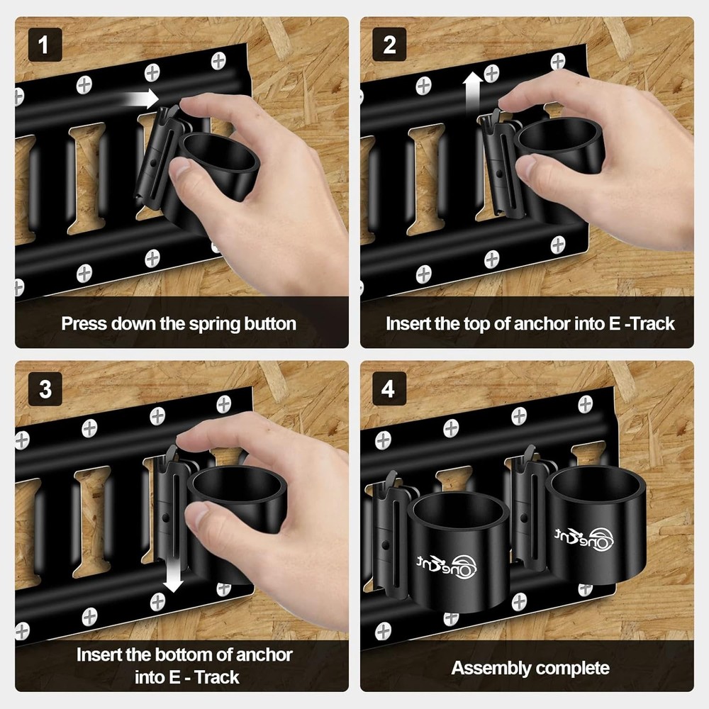 5 Pack E-Track Tool Holders|E Track Accessories for Enclosed Trailer to...