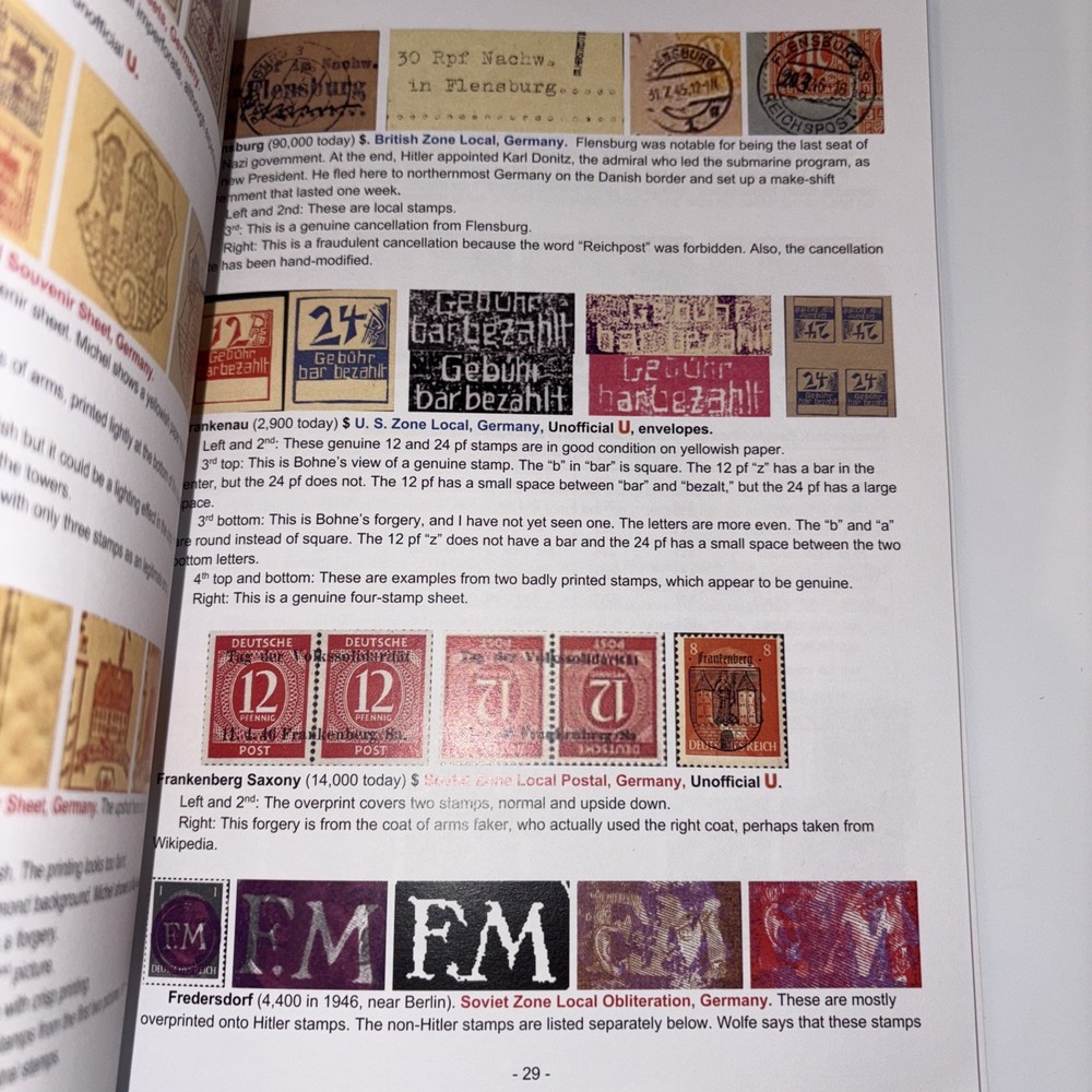 THE YEAR AFTER HITLER, STAMPS & FORGERIES