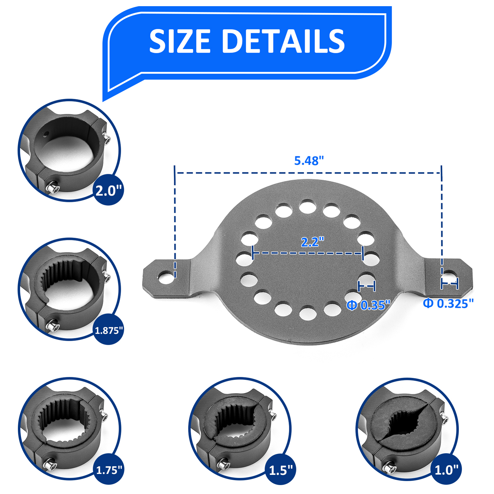 Gas Can Mount Gas Tank Cans Holder For Polaris RZR Can Am Maverick X3 UTV ATV