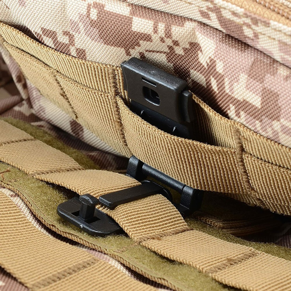 Multipurpose MOLLE Clip Tactical Strap Management Tools Web Dominator Buckle