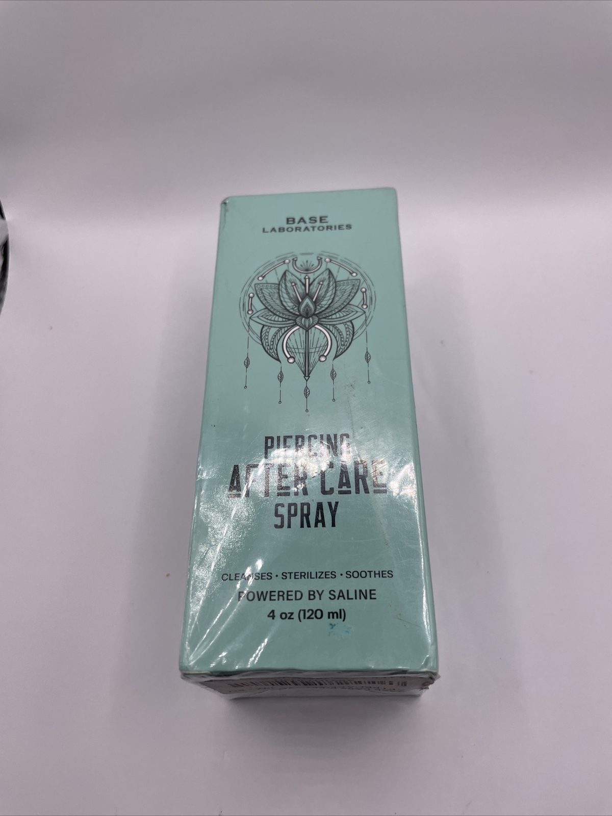 2 Base Labs Piercing Aftercare Spray | Saline Solution for Piercings, Bumps 4 oz