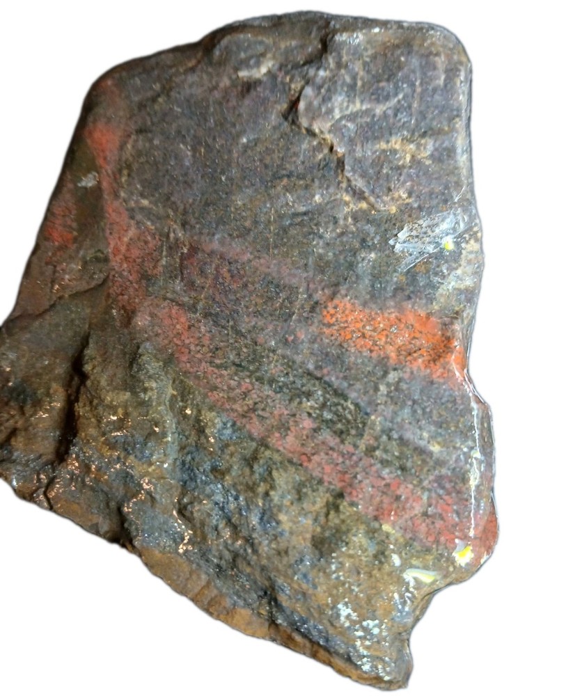 Unique Rough Jasper Stone 1.2 Lbs Banded Iron Formation
