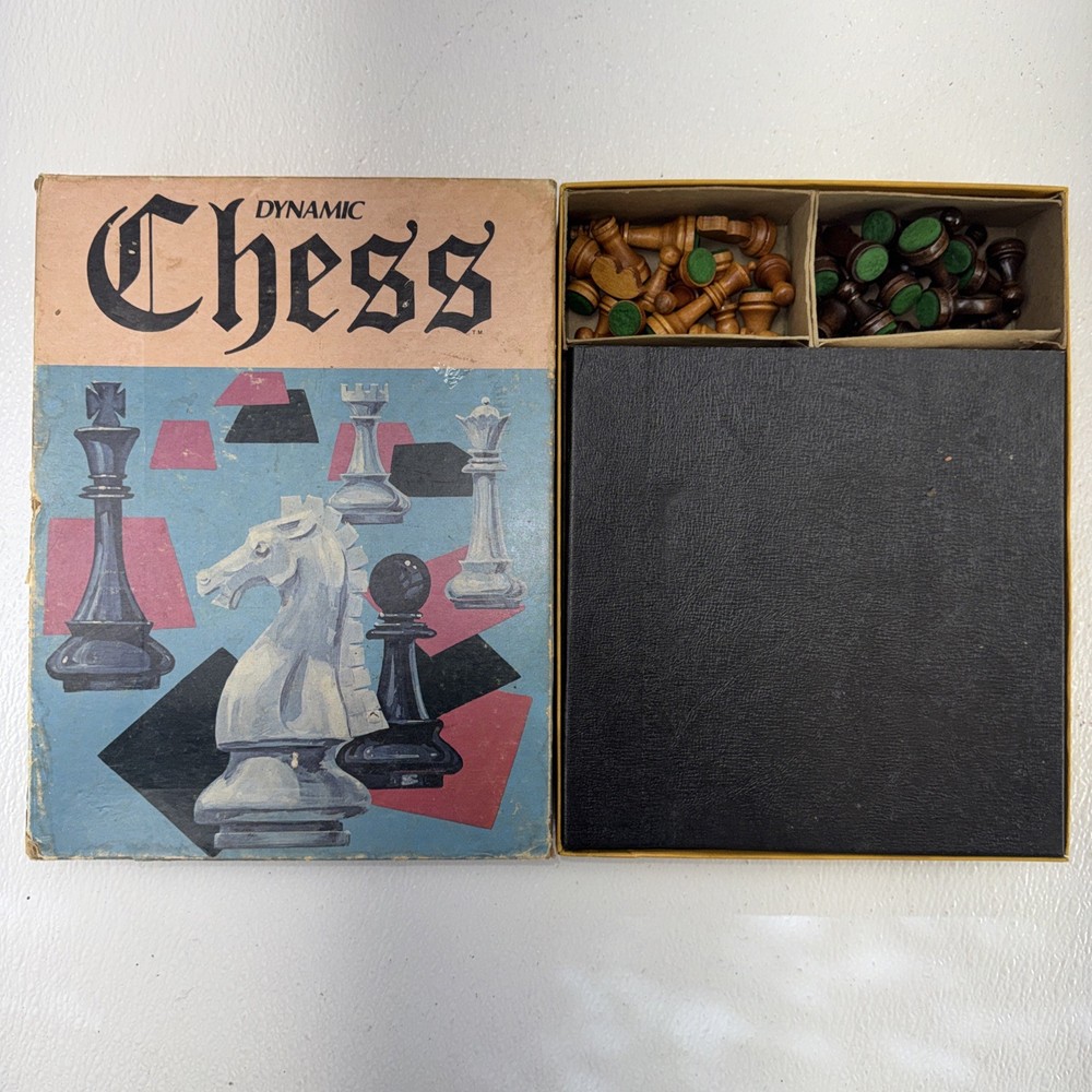 Vintage 1973 Dynamic Games Industries Chess Complete Set
