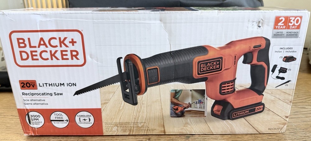 BLACK+DECKER 20V Max* Variable Speed Cordless Reciprocating Saw - BDCR20C