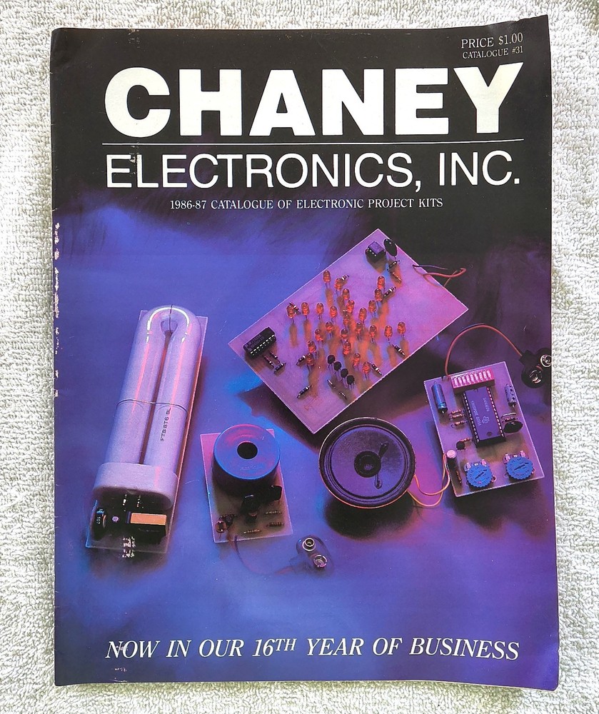 1986 Chaney Electronics Catalog DIY Kits Vintage Maker Electronics Catalog 31