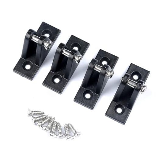 Boat Deck Hinge Nylon Flat Mount 90°, Deck Boat Accessories Fitting Hardware