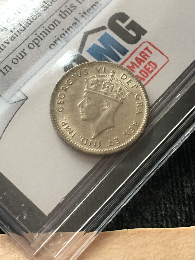 1942c Coin Mart Graded Newfoundland, ¢5 Five Cent, **EF-45**