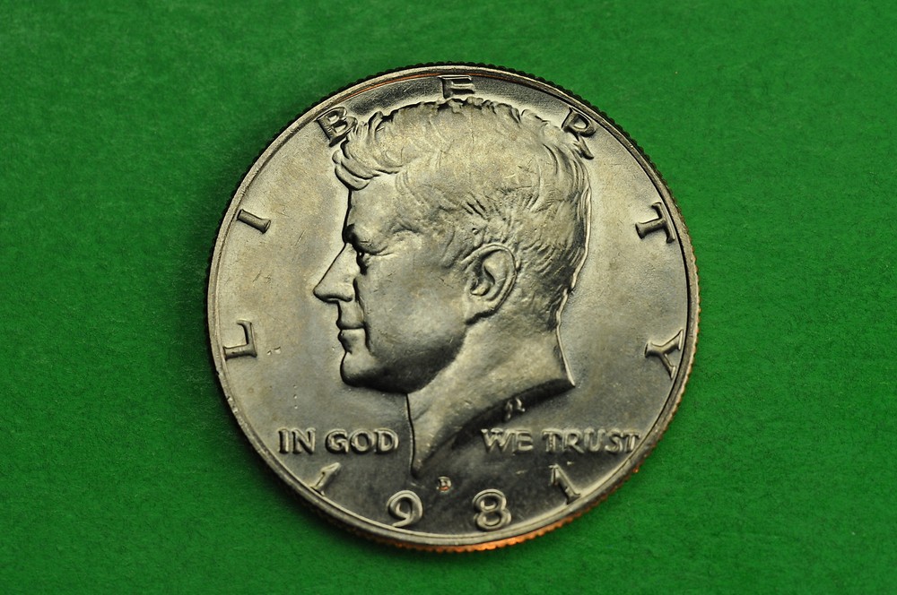 1981-D BU  Mint State Kennedy US Half Dollar Coin