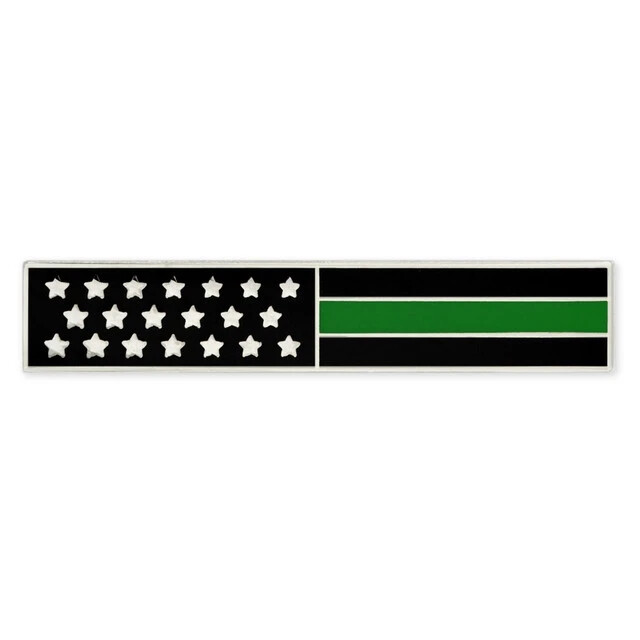 PinMart's Thin Green Line Citation Bar Pin