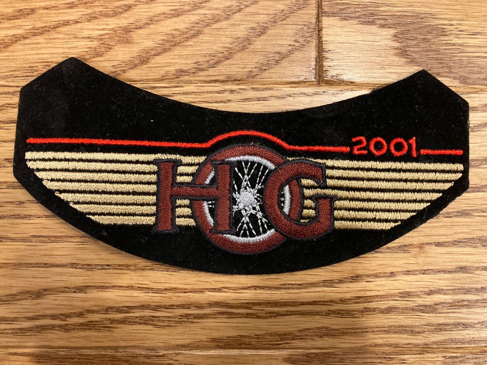 HARLEY DAVIDSON PATCH 5.75” OWNERS GROUP HOG 2001 VEST JACKET ROCKER