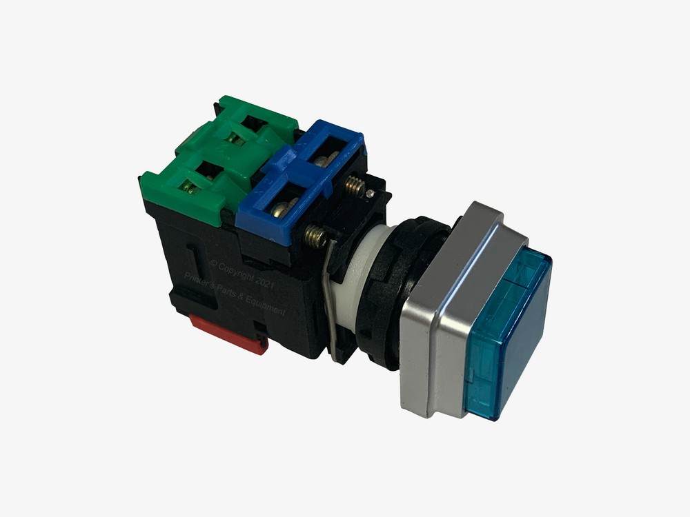 Selector Push Button Blue For Heidelberg HE-2032BL