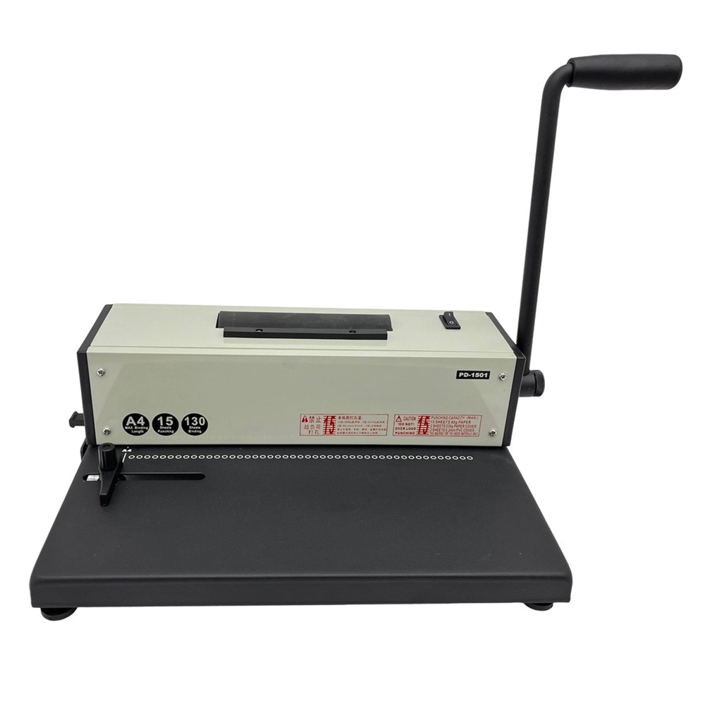 110V Electric Spirl Coil Binding Machine Desk Calendar Notebook Binding Machine
