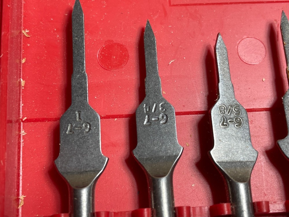 Vintage Sears Craftsman Countersink Bit Set With Case