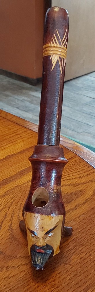 Vintage Pipe Hand Carved STANDING MAN