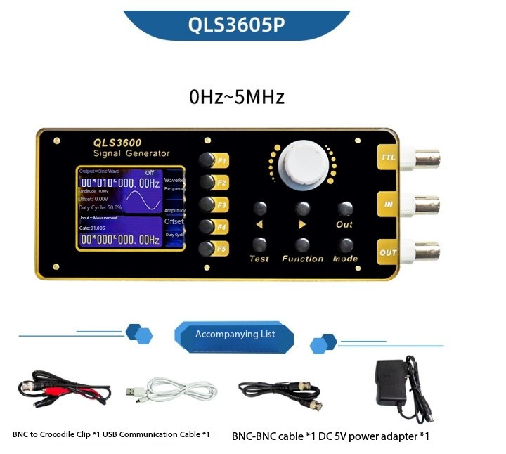 Function Arbitrary Waveform Signal Generator High Precision DigitalDual-channel