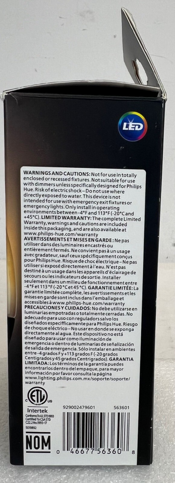 Philips Hue White Dimmable Smart Filament Candle, 2100K LED Vintage Edison Bulb