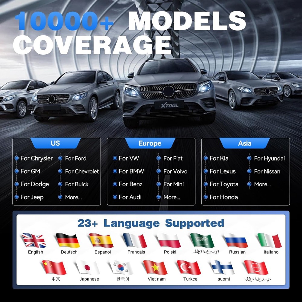 XTOOL A30D OBD2 Scanner Bidirectional Scan Tool Diagnostic Full System Bluetooth