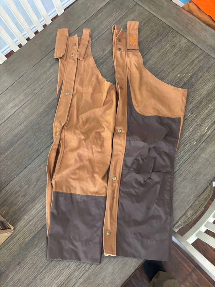 Browning Chaps Upland Field Tan Regular Size