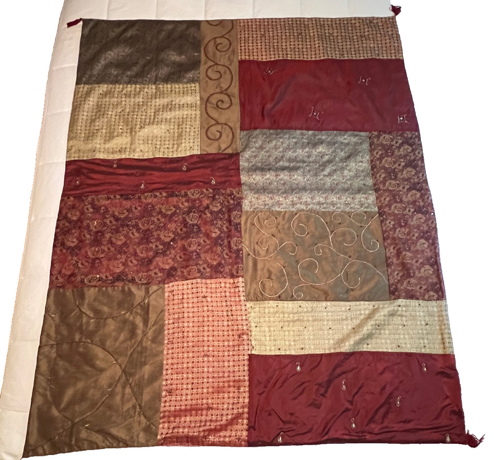 Boho Patchwork Throw 47 x 58 - Wall Hanging