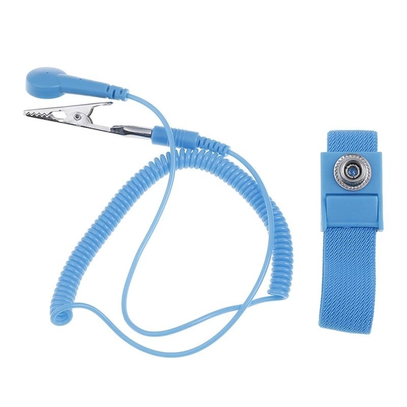 Anti-Static Wrist Strap ESD Grounding Strap With Removable Clip