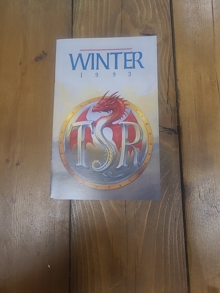 TSR Catalog 1993 Winter Catalog