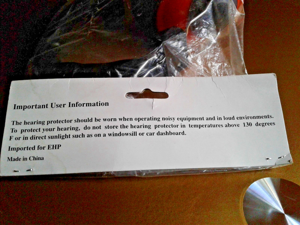 Hearing Protector headband adjustable New in Package