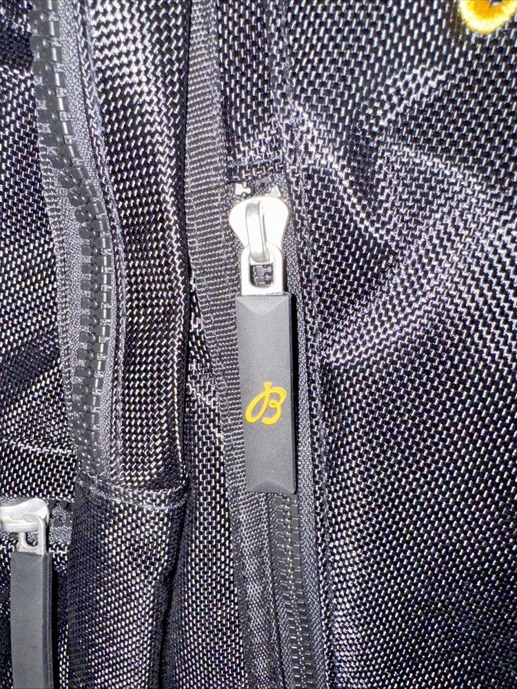 Breitling Black Embroidered Logo Rucksack Backpack w/dustbag