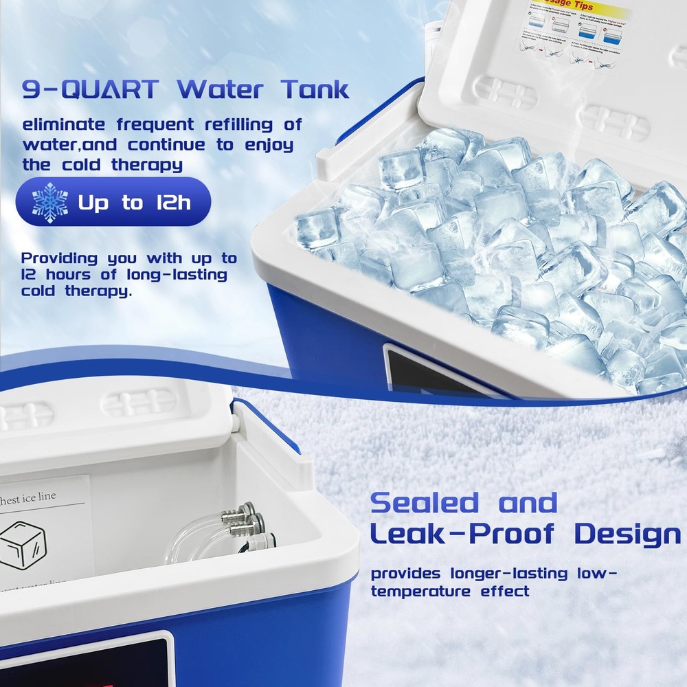 Cold Therapy Machine, Ice Therapy Machine System for Knee with Digital Timer US