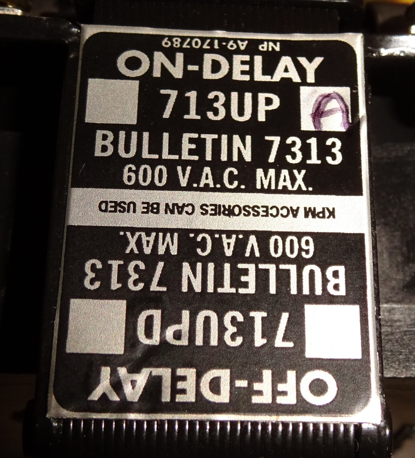 Joslyn Clark 713UPA-76 PMT Pneumatic Timing Relay 713UPA76 NEW