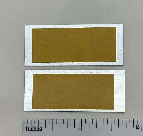 KLH Speaker SMALL SIZE Grill Badge Pair Custom Made Aluminum