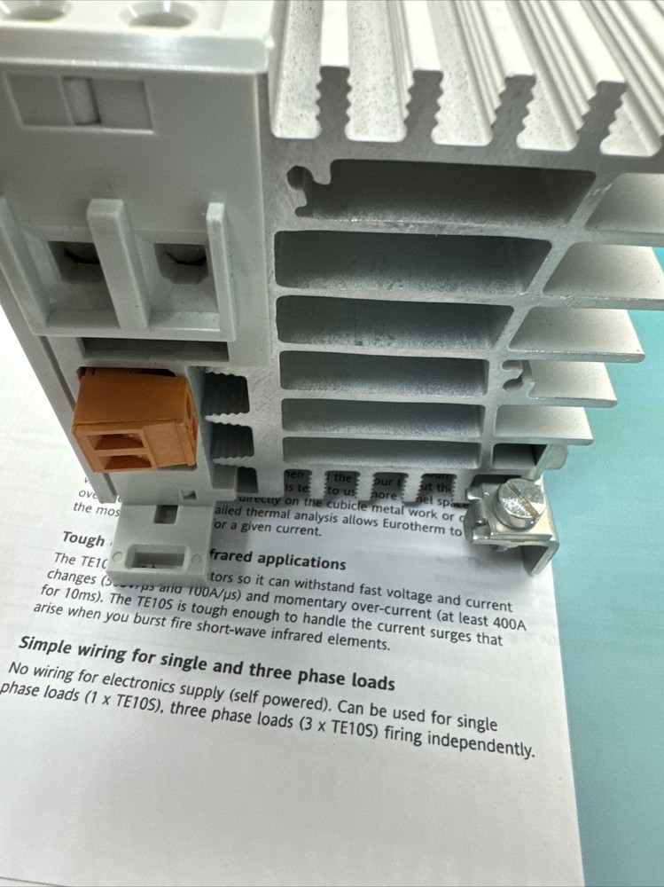 Eurotherm TE10S Single Phase Solid State Relay Input: 5.32V Logic 40 Amp 480V