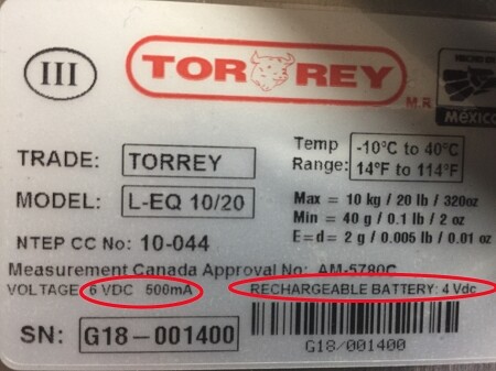 Torrey Replacement Ac Adapter - 6 Volt (21900978)
