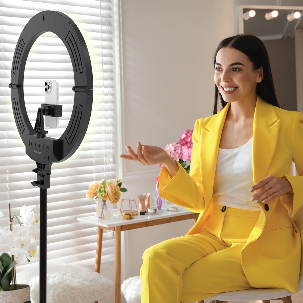 Bower - 18" FOLDABLE ULTRA SLIM RING LIGHT
