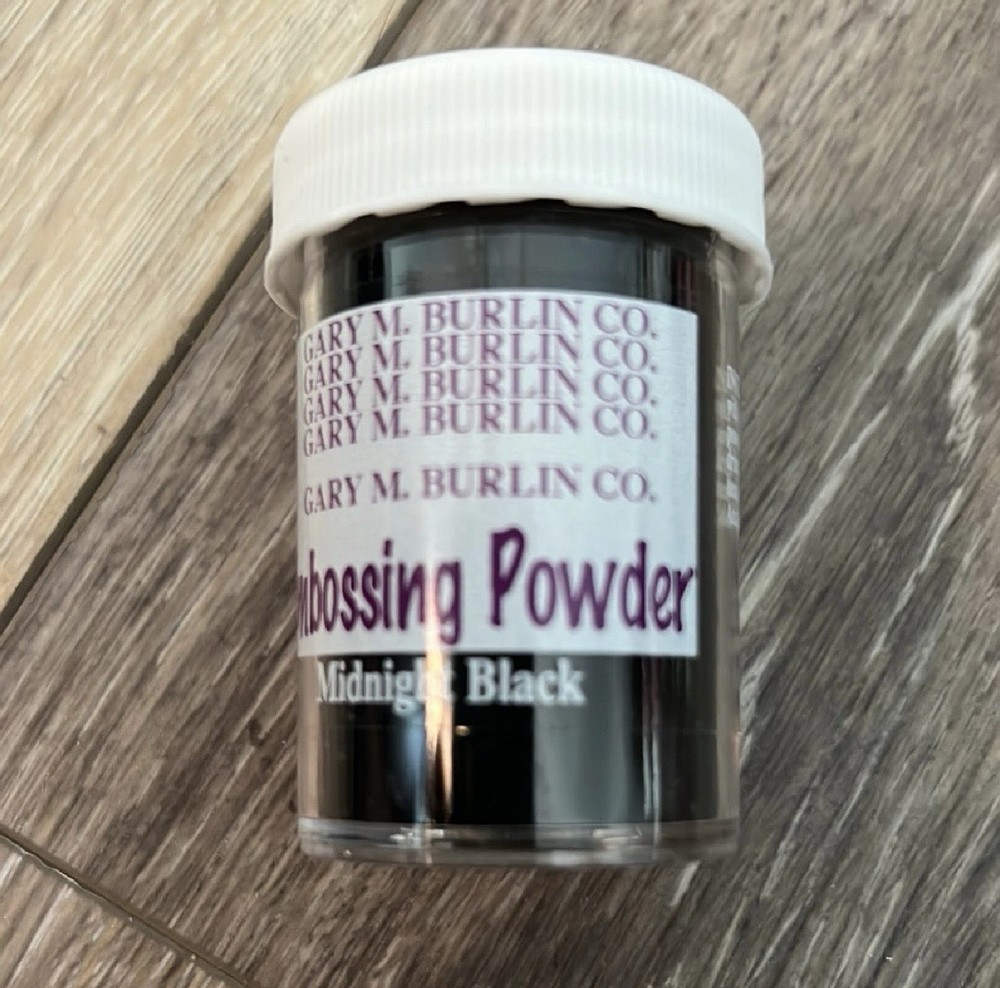 Midnight Black Embossing Powder