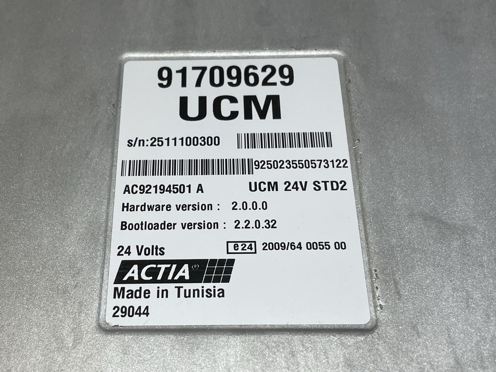 CNH Electronic Control Unit ECU 91709629 (UCM 24V STD2)