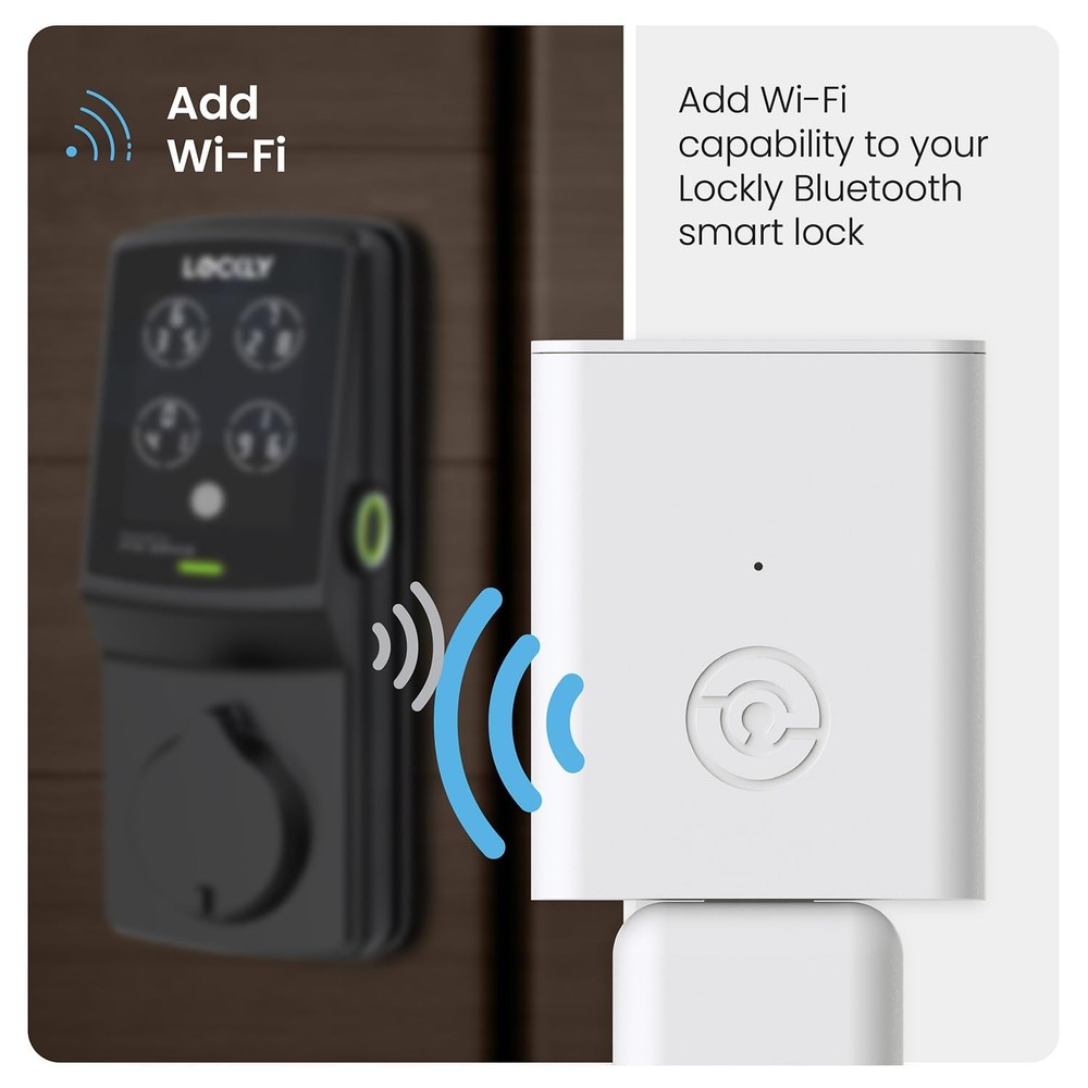 Lockly Secure Link Wi-Fi Hub - Control Your Lockly Smart Lock from Anywhere with