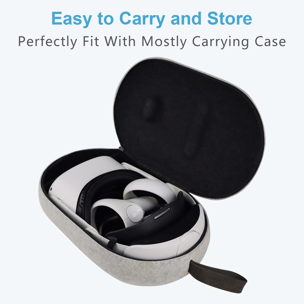 Head Strap with Battery Pack for Oculus/Meta Quest 2-10000mAh Battery Pack Ex...