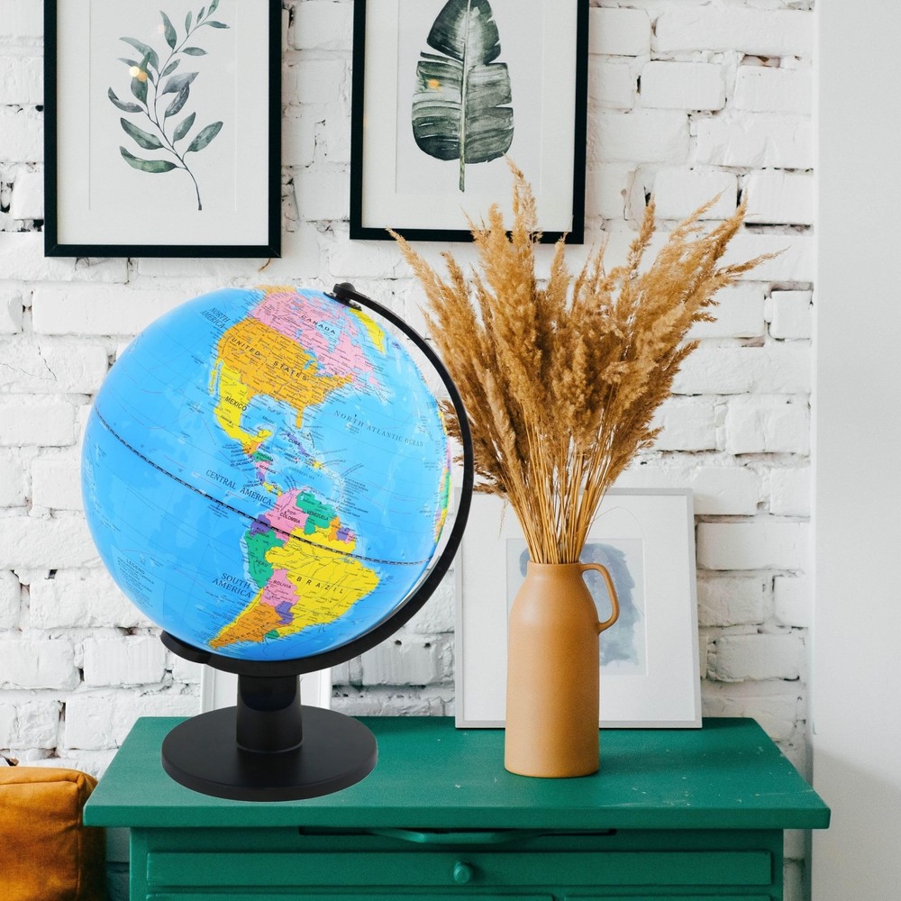 12" World Globe Political Map
