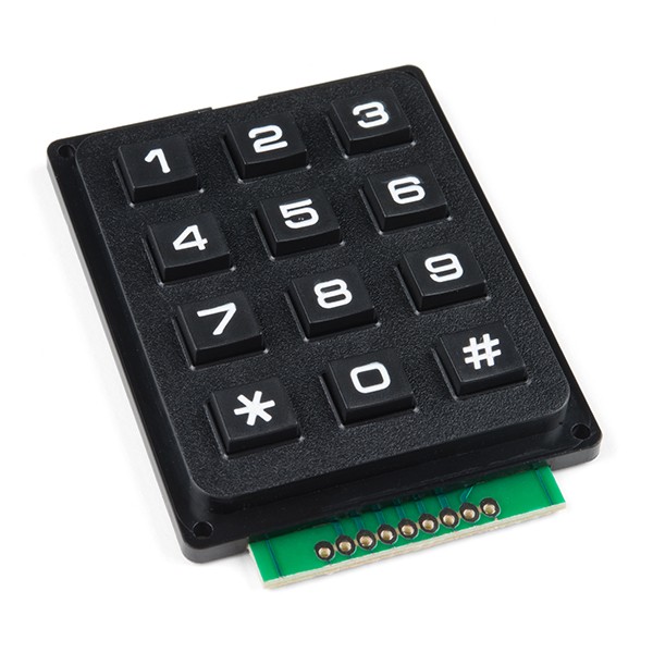 [ SparkFun COM-14662 ] Keypad - 12 Button
